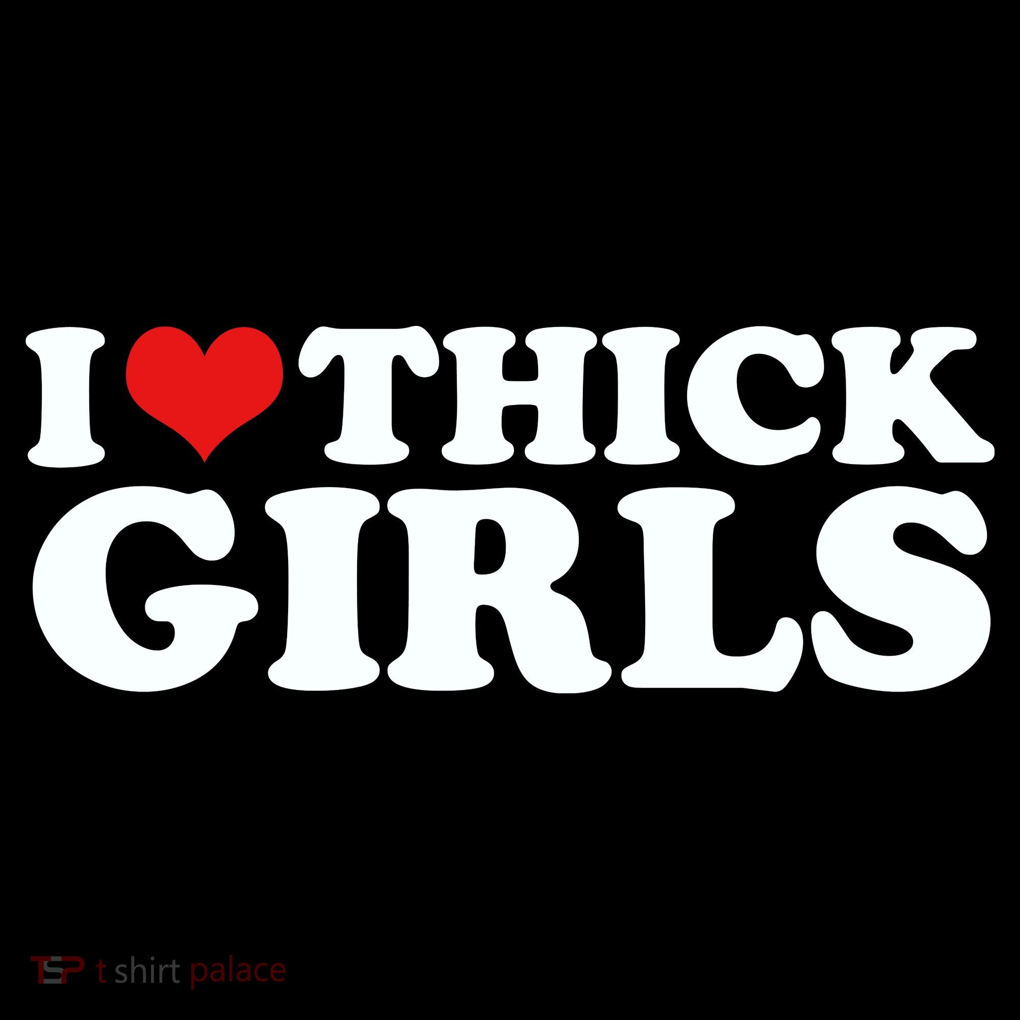 I Love Thick Girls Mousepad