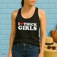 I Love Thick Girls Women's Tank Top thumb 2