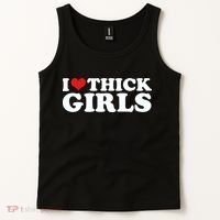 I Love Thick Girls Tank Top thumb 2