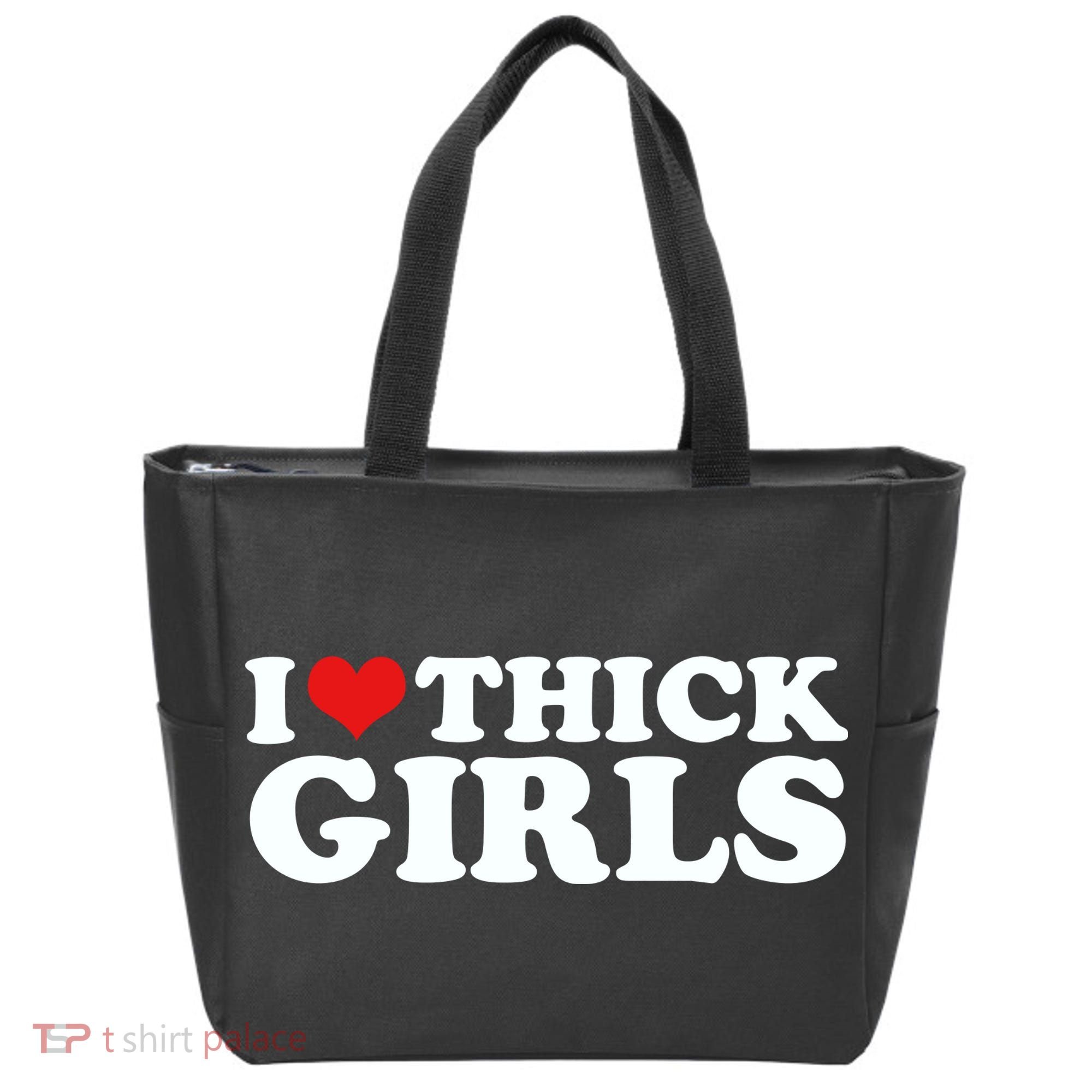 I Love Thick Girls Tote Bag