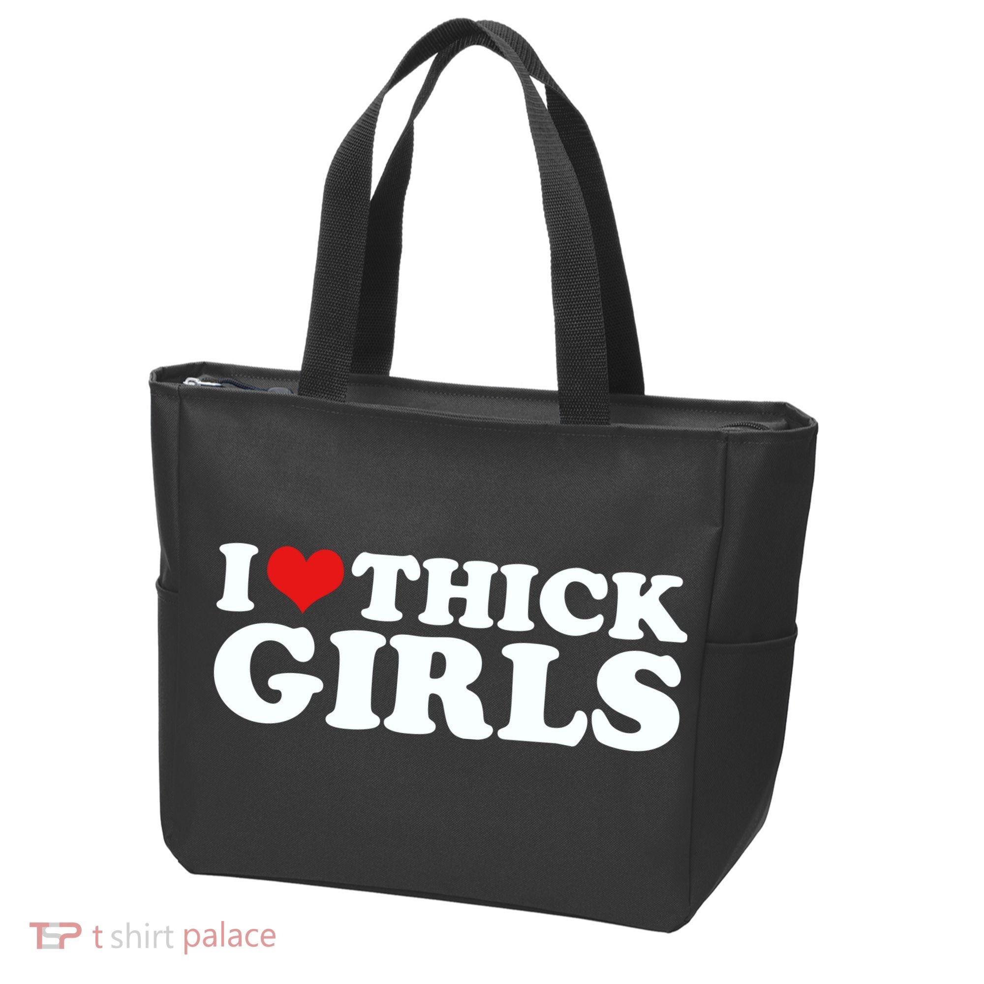 I Love Thick Girls Tote Bag