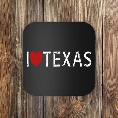 I Love Texas Coaster