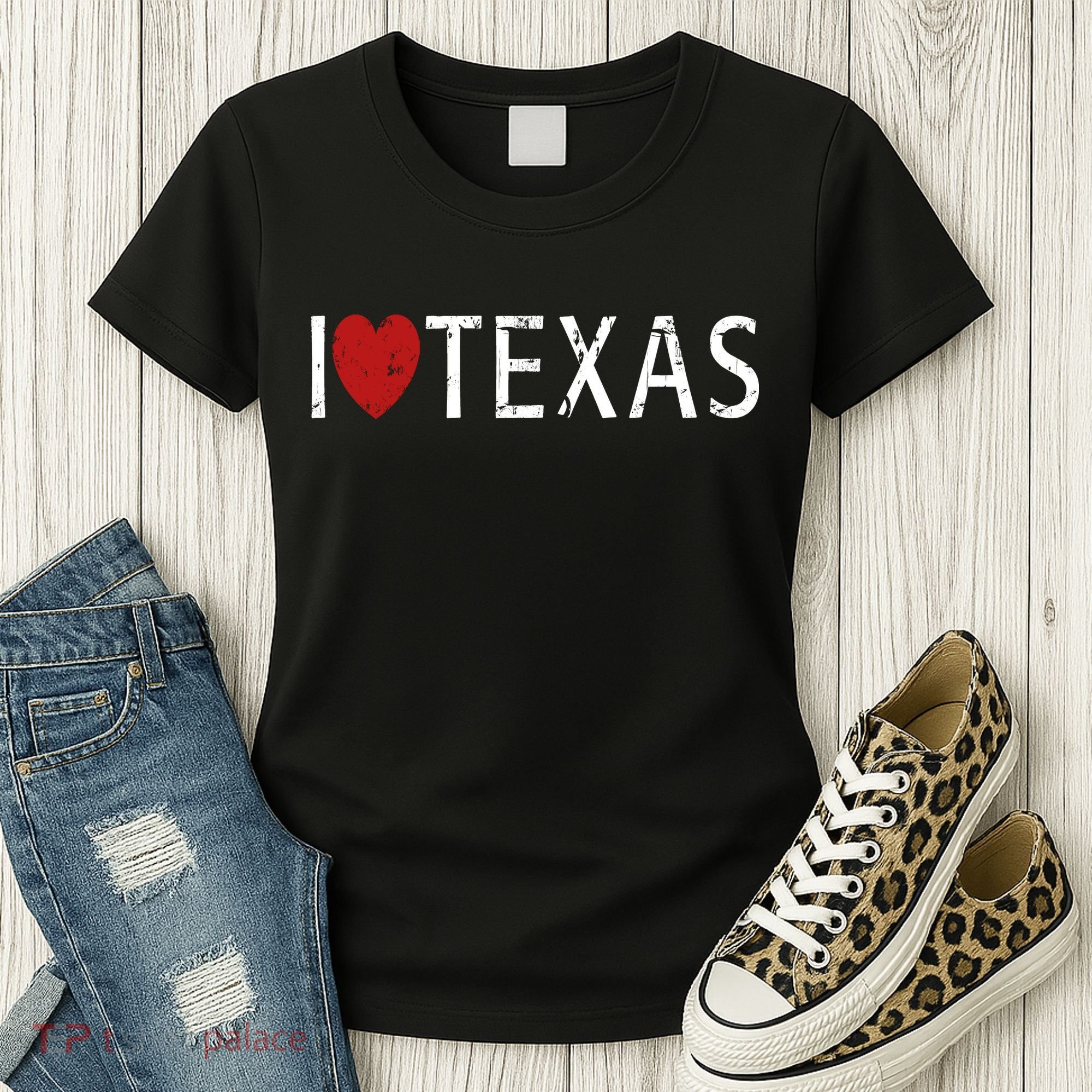 I Love Texas Women's T-Shirt