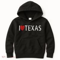 I Love Texas Kids Hoodie thumb 0
