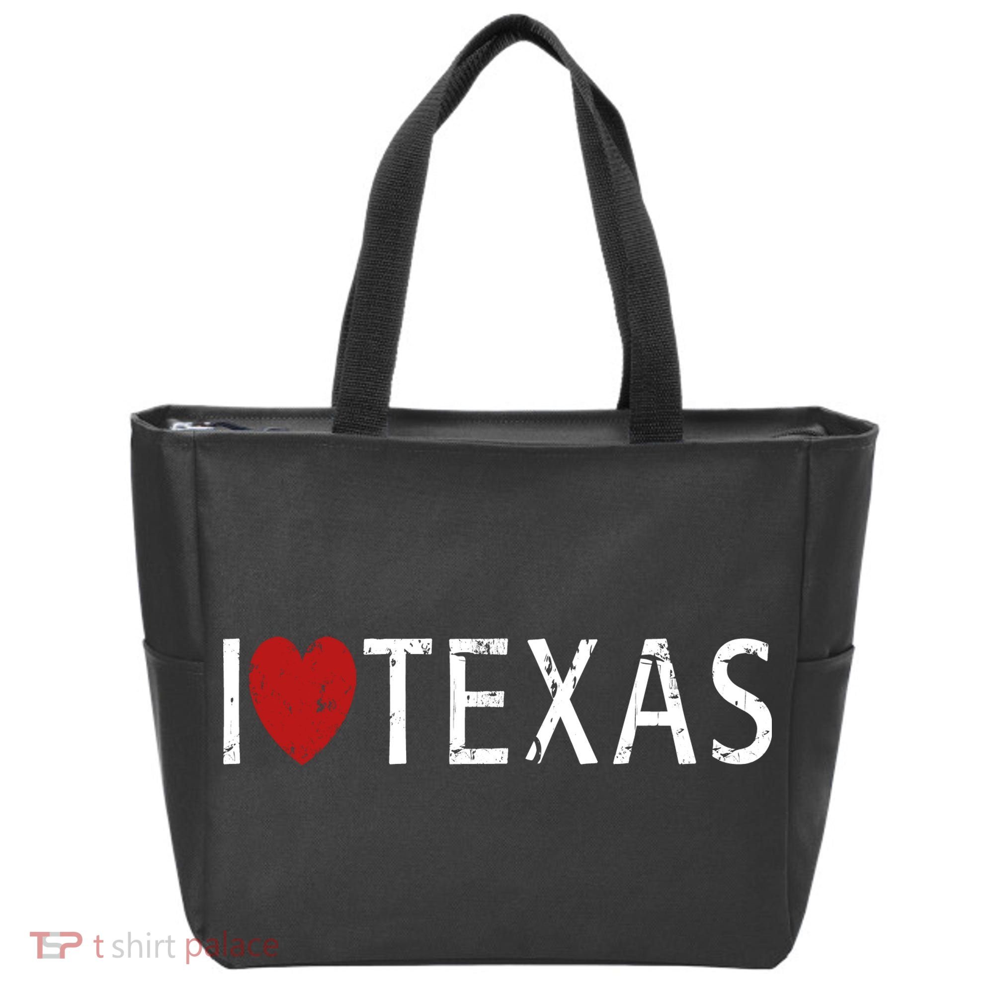 I Love Texas Tote Bag