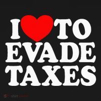 I Love To Evade Taxes Funny Commit Tax Fraud Hate Taxes Hoodie thumb 2