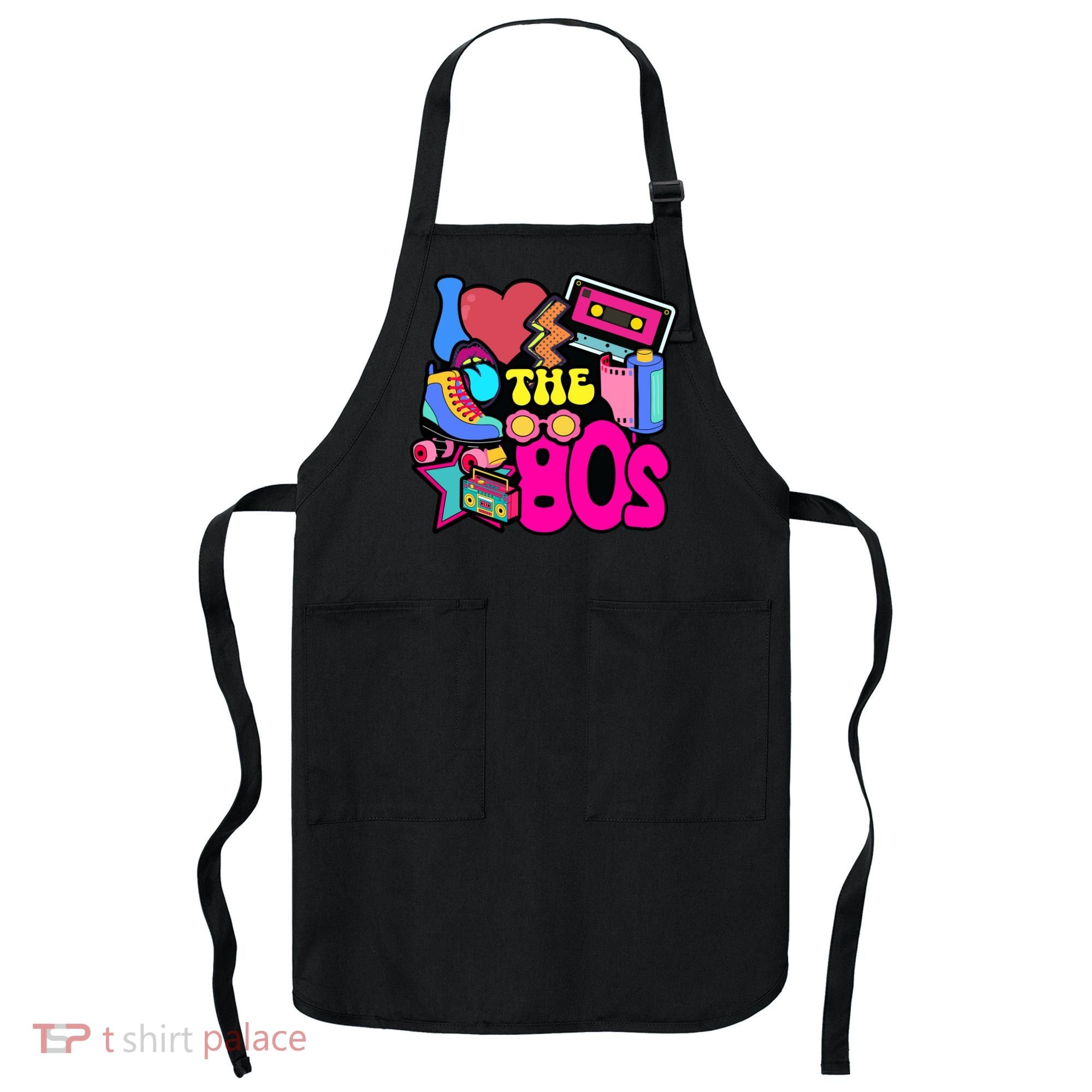 I Love The 80s Retro Cool Apron