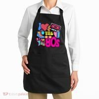 I Love The 80s Retro Cool Apron thumb 2
