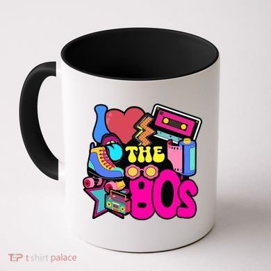 I Love The 80s Retro Cool Coffee Mug