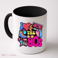 I Love The 80s Retro Cool Coffee Mug thumb 0