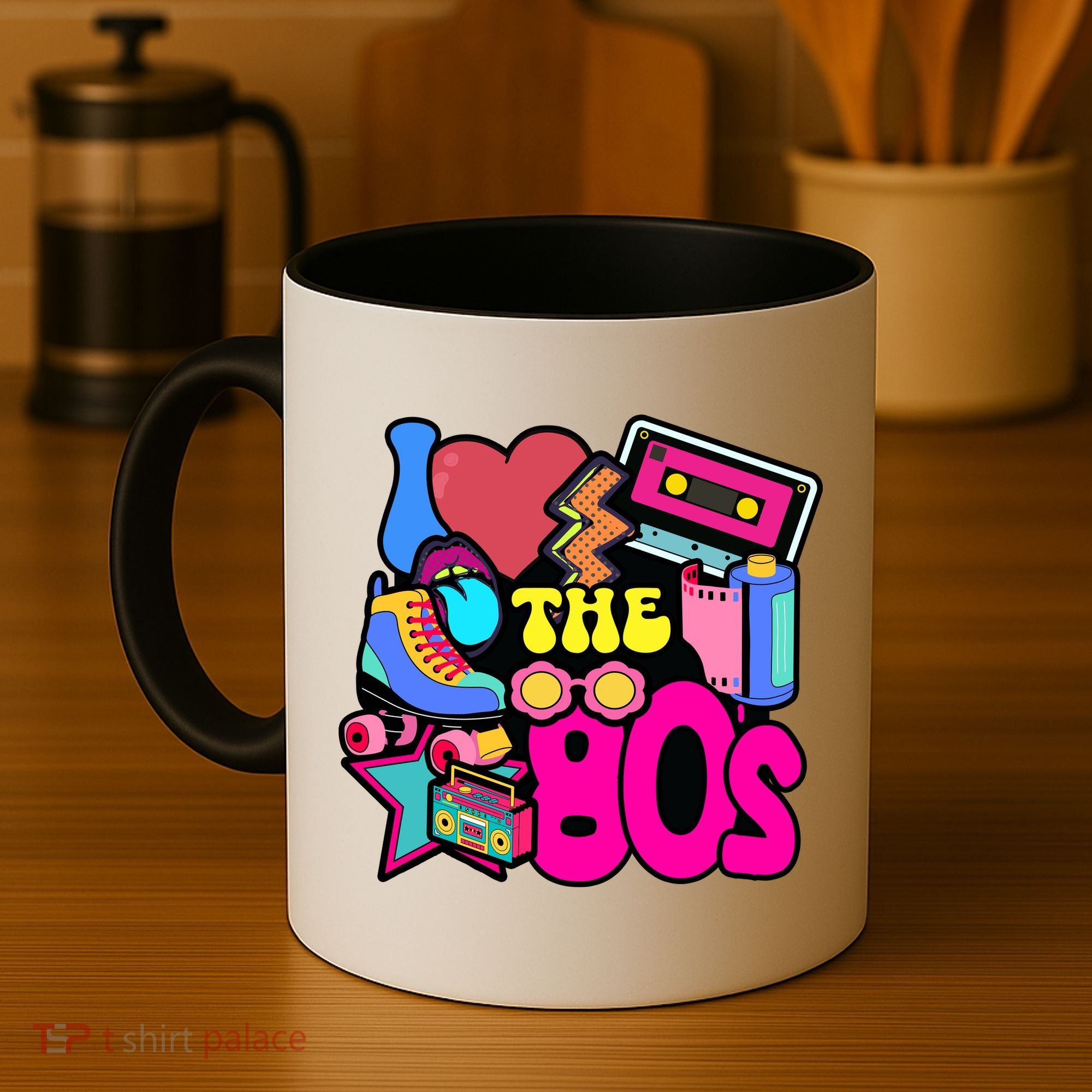 I Love The 80s Retro Cool Coffee Mug