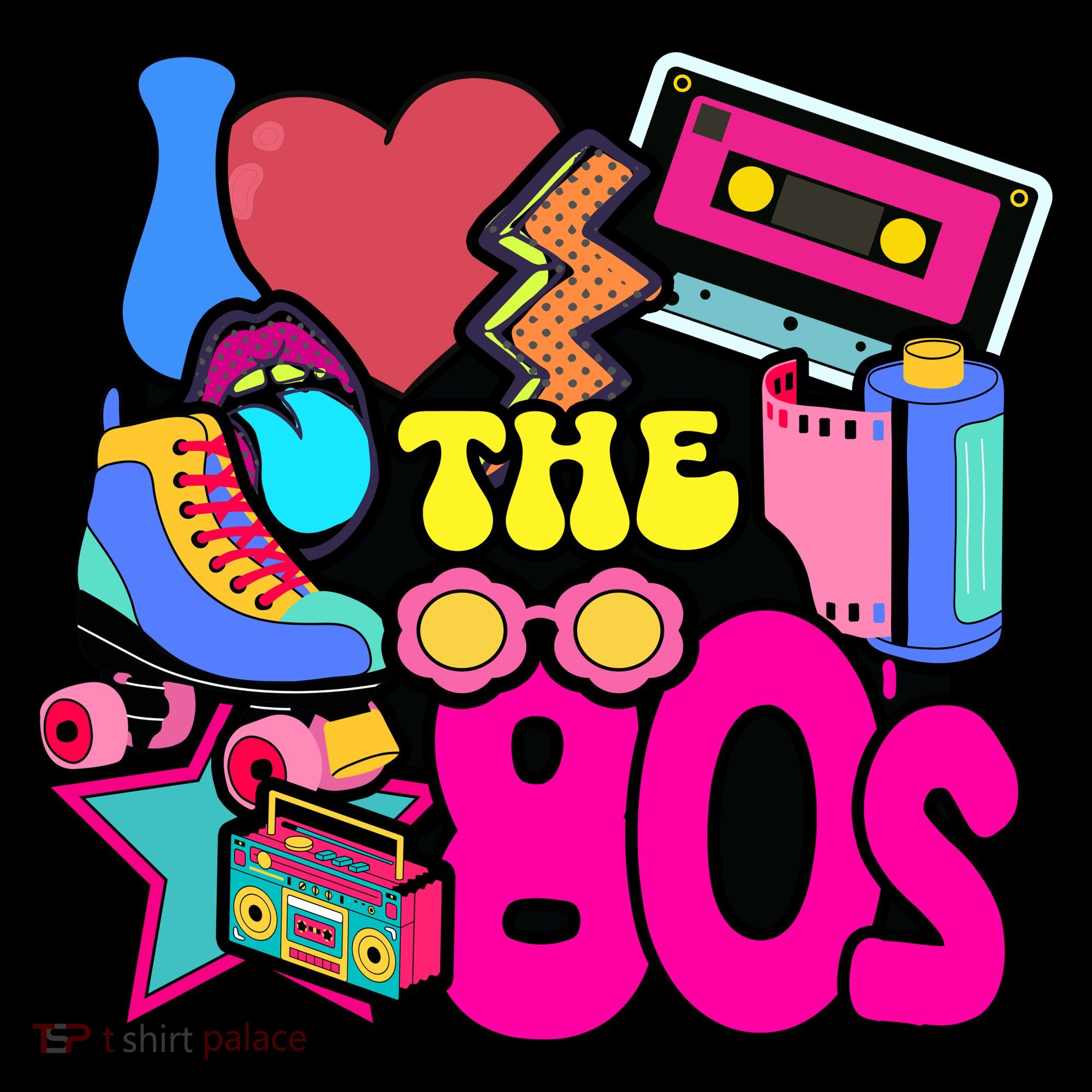 I Love The 80s Retro Cool Coffee Mug