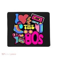 I Love The 80s Retro Cool Mousepad thumb 0