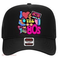 I Love The 80s Retro Cool Hat thumb 0