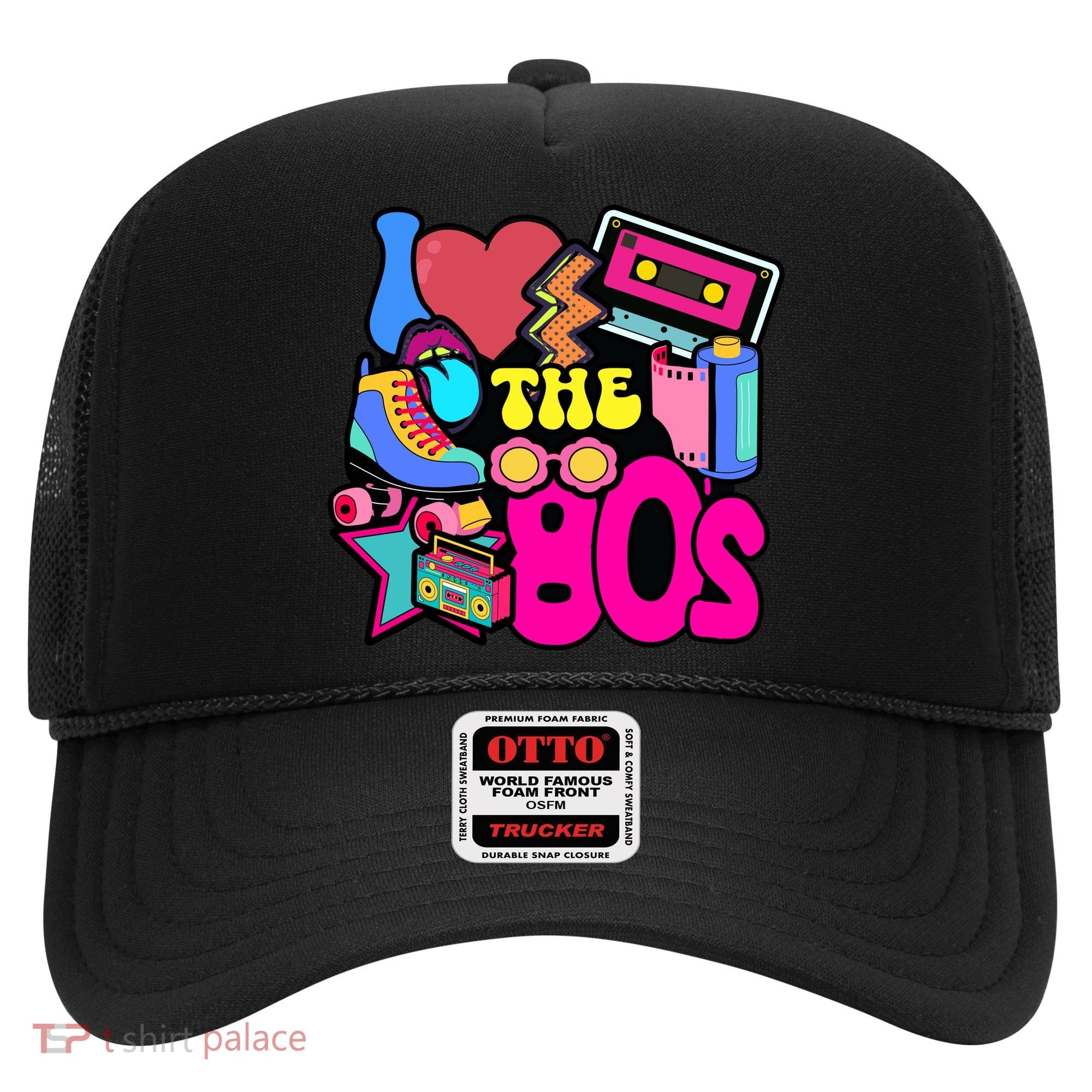 I Love The 80s Retro Cool Hat