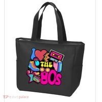 I Love The 80s Retro Cool Tote Bag thumb 3