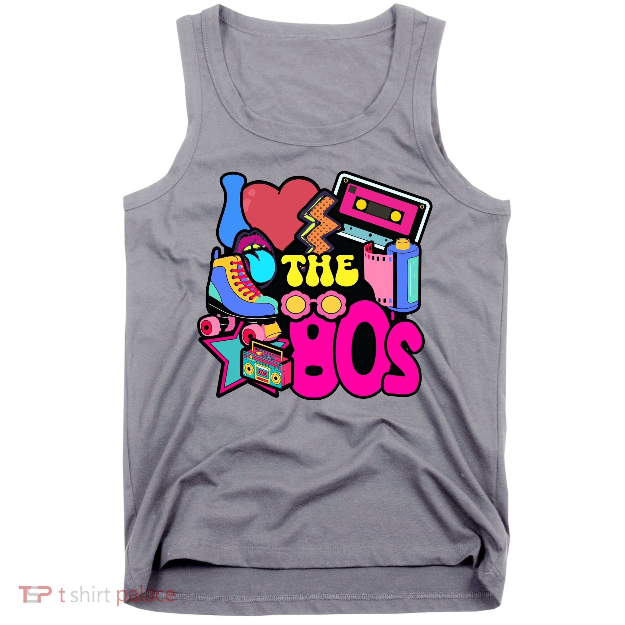I Love The 80s Retro Cool Tank Top