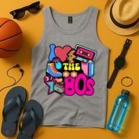 I Love The 80s Retro Cool Tank Top thumb 4