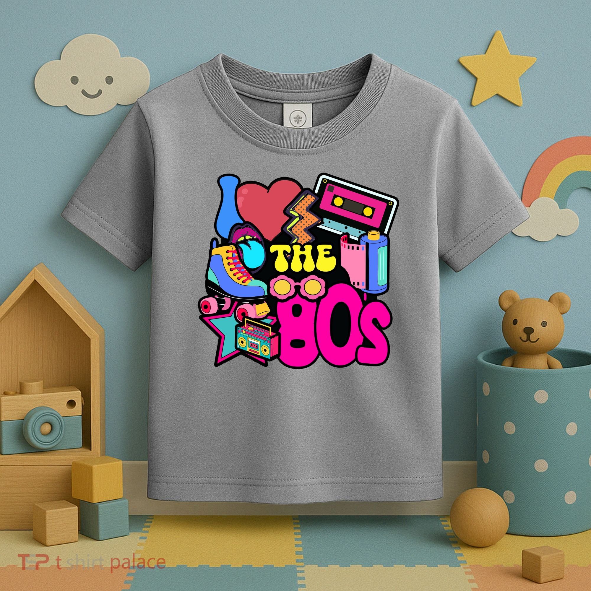I Love The 80s Retro Cool Toddler T-Shirt