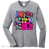 I Love The 80s Retro Cool Women's Long Sleeve Shirt thumb 0