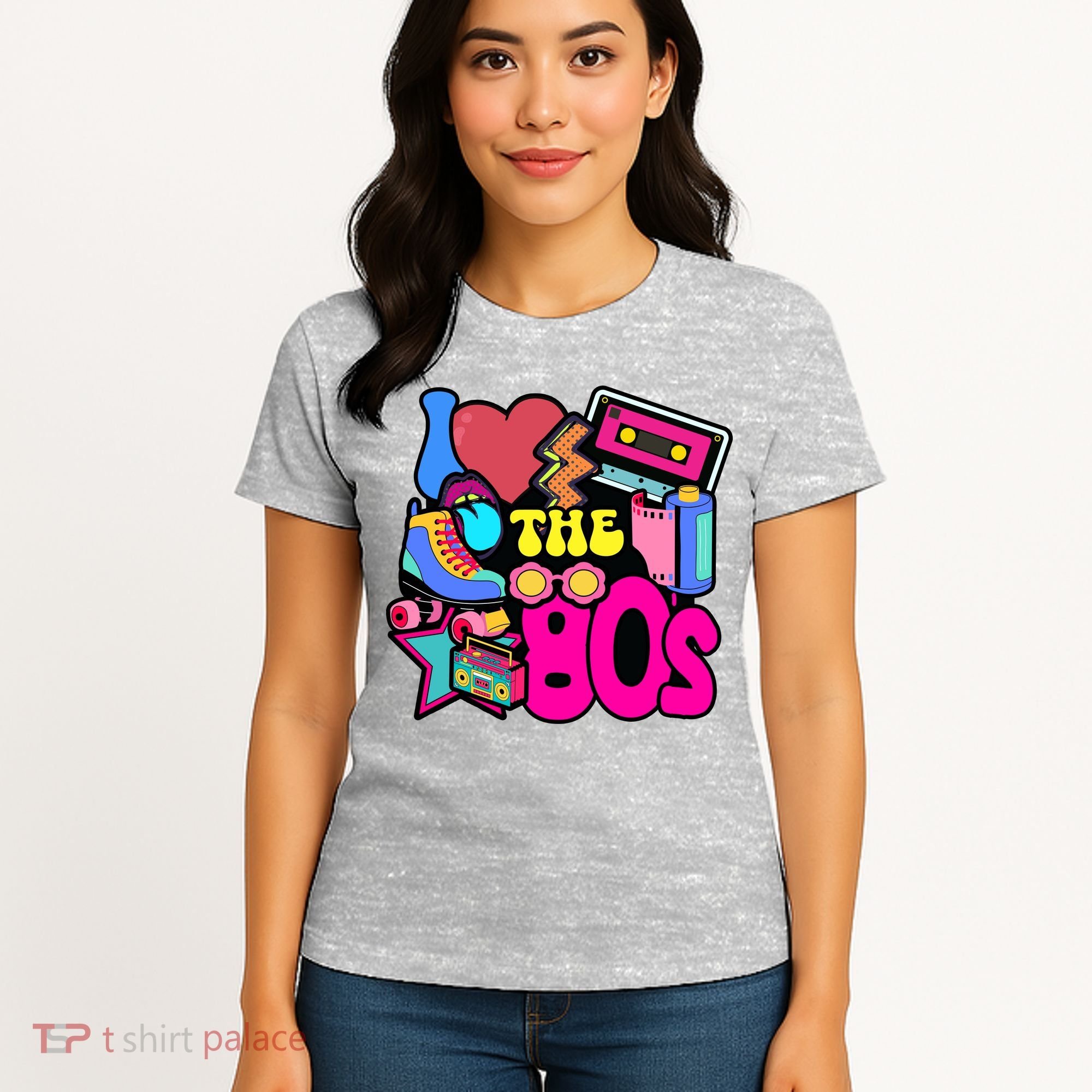 I Love The 80s Retro Cool Women's T-Shirt
