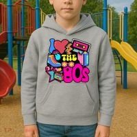 I Love The 80s Retro Cool Kids Hoodie thumb 2