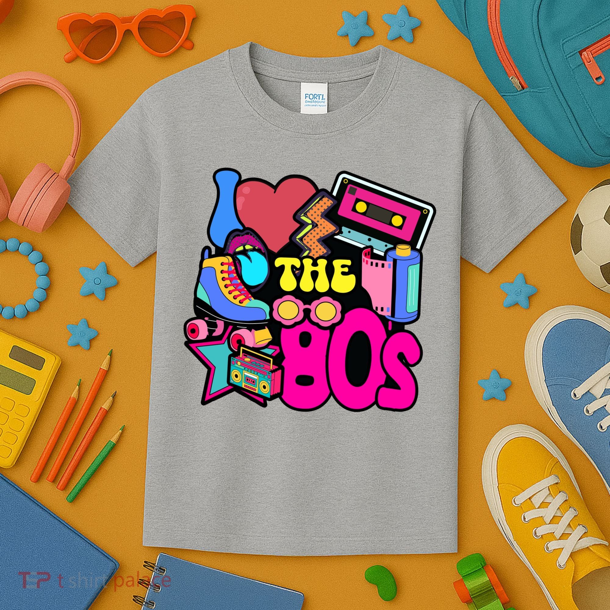 I Love The 80s Retro Cool Kids T-Shirt