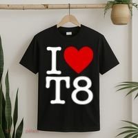 I Love T8 I Heart T8 I Love Heart T8 T-Shirt thumb 2