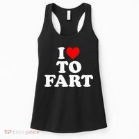 I Love To Fart  Heart Farting  Women's Tank Top thumb 0
