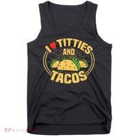 I Love Titties And Tacos Tank Top thumb 0