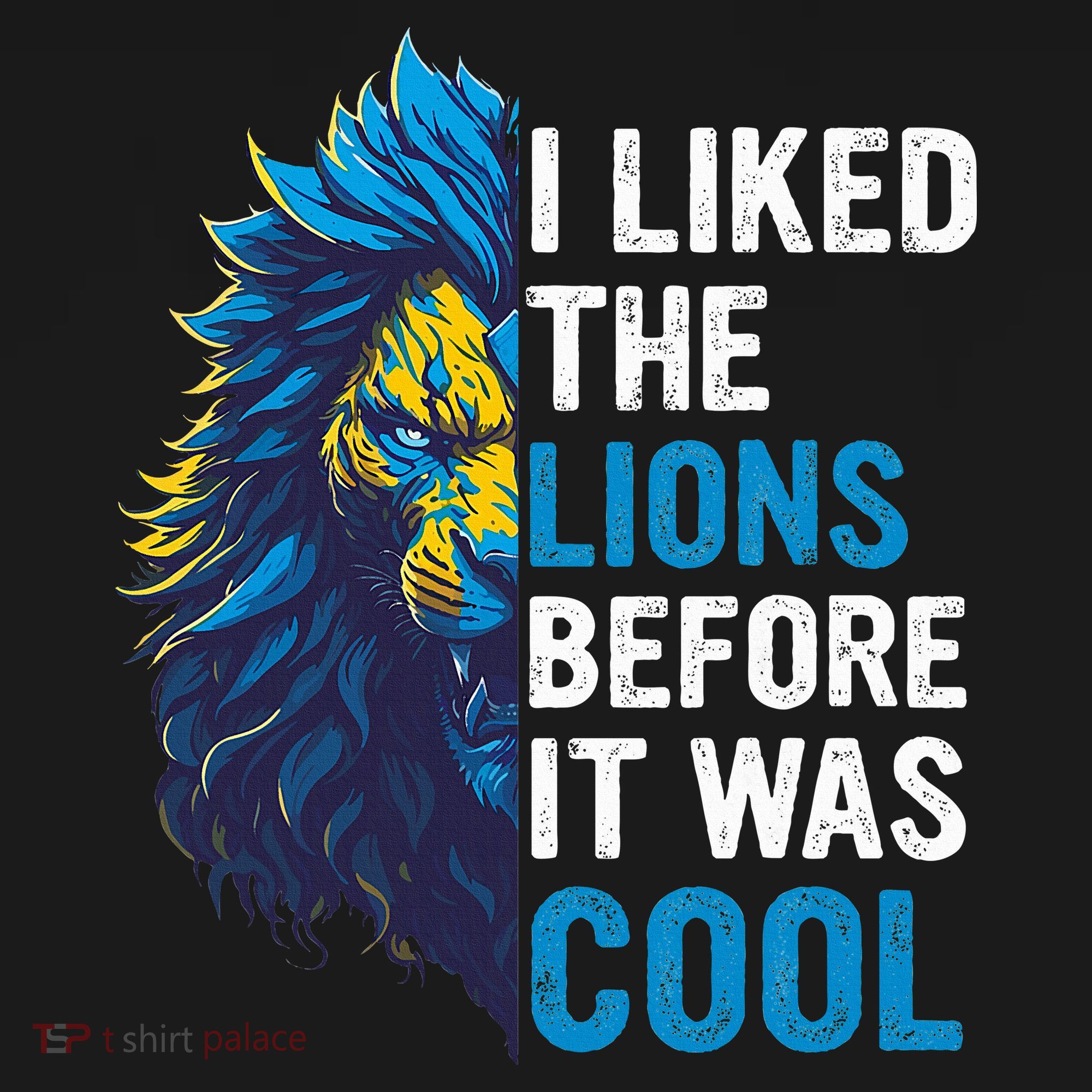 I Liked The Lions Before It Was Cool USA-Made Doggie Bandana