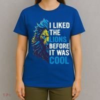 I Liked The Lions Before It Was Cool T-Shirt thumb 4