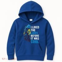 I Liked The Lions Before It Was Cool Kids Hoodie thumb 0