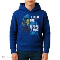 I Liked The Lions Before It Was Cool Kids Hoodie thumb 4
