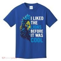 I Liked The Lions Before It Was Cool Kids T-Shirt thumb 0