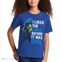 I Liked The Lions Before It Was Cool Kids T-Shirt thumb 2