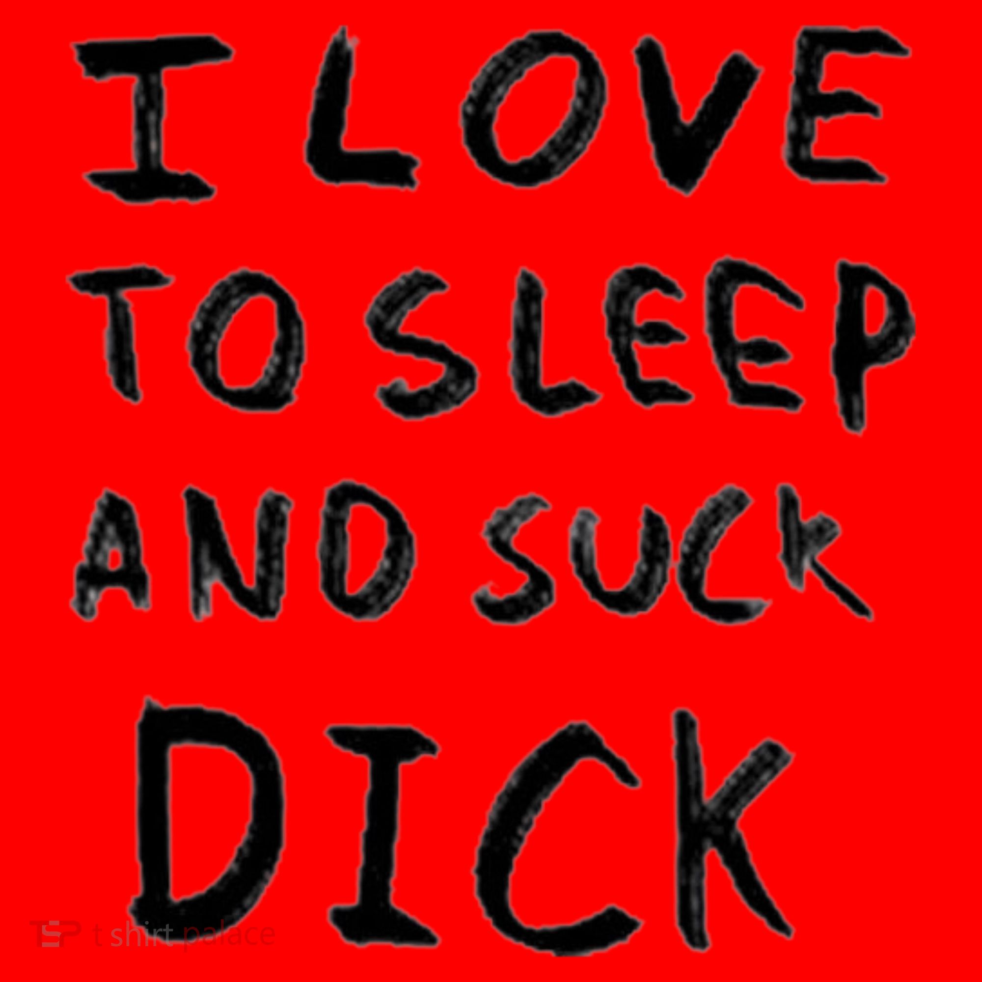 I Love To Sleep And Suck Dick Santa Hat