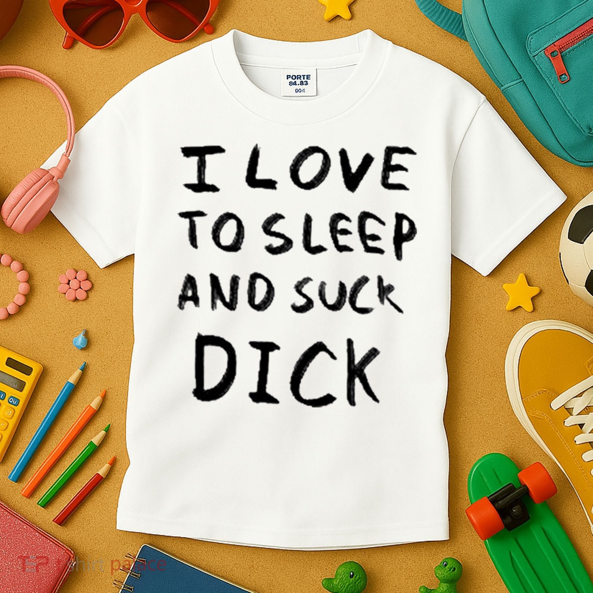 I Love To Sleep And Suck Dick Kids T-Shirt