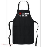 I Love Tittes And Beer Apron thumb 0