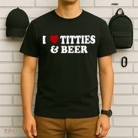 I Love Tittes And Beer T-Shirt thumb 6