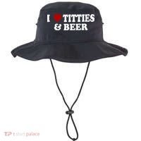 I Love Tittes And Beer Bucket Hat thumb 0