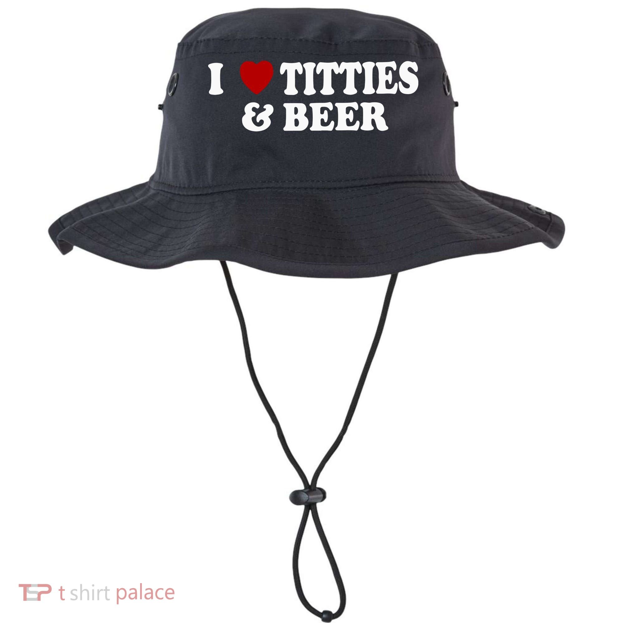 I Love Tittes And Beer Bucket Hat