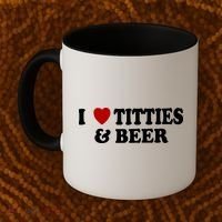I Love Tittes And Beer Coffee Mug thumb 2