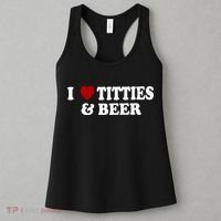 I Love Tittes And Beer Women's Tank Top thumb 3