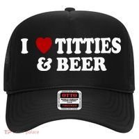 I Love Tittes And Beer Hat thumb 0