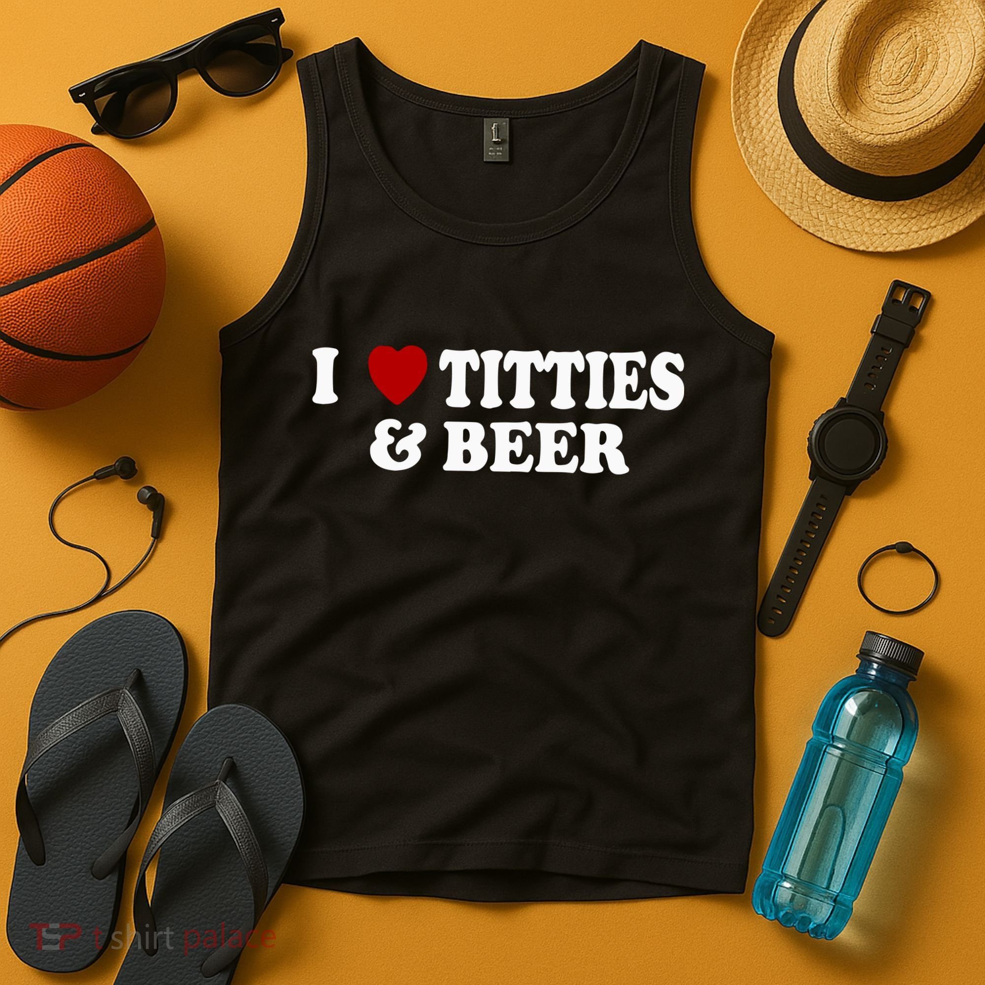 I Love Tittes And Beer Tank Top