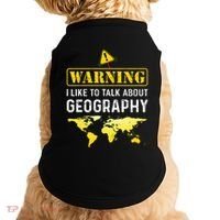 I Like To Talk About Geography Doggie Tank thumb 0