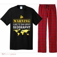 I Like To Talk About Geography Pajama Set thumb 0
