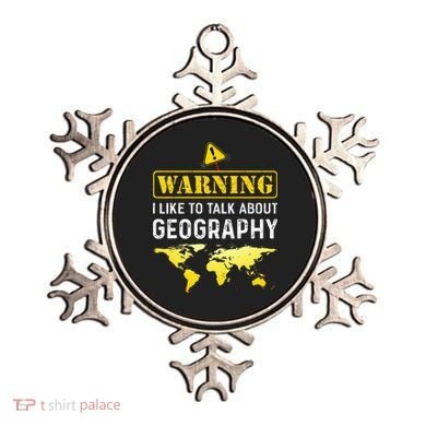 I Like To Talk About Geography Ornament