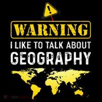 I Like To Talk About Geography Ornament thumb 1